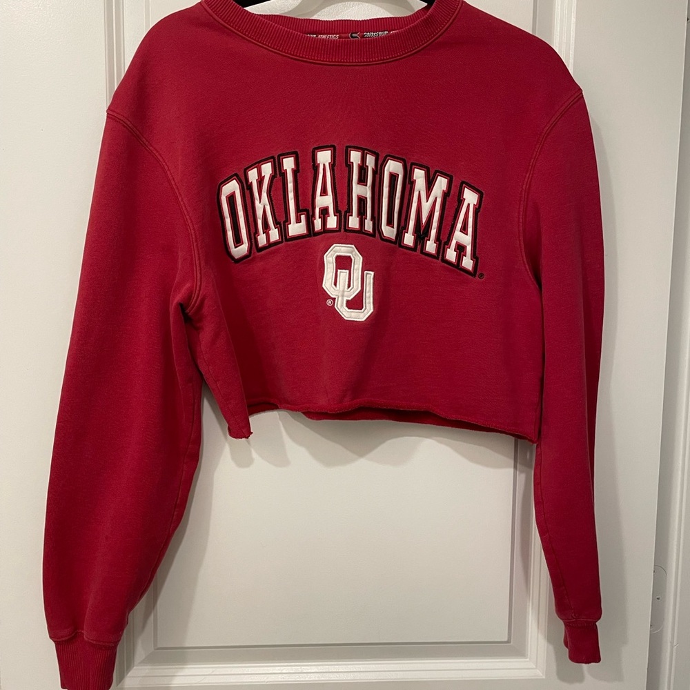 Colosseum Red Oklahoma Crop Top